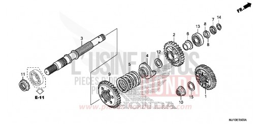 ARBRE DE SORTIE GL1800CF de 2015